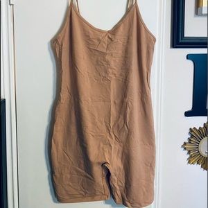 Spaghetti Strap Shorts Unitard